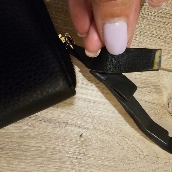 Kate Spade Black Leather Zipper Wallet - Picture 3 of 6